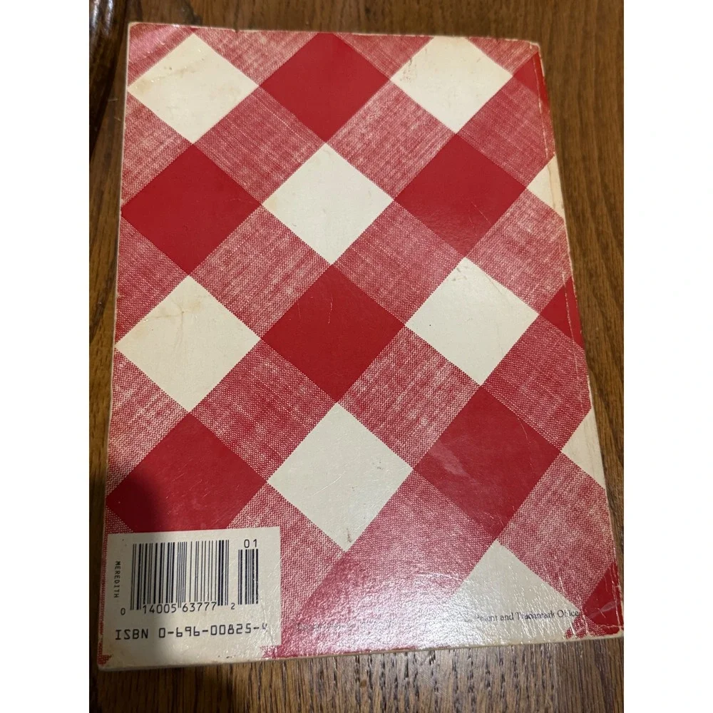 Better Homes and Gardens New Cook Book 1988 Paperback Gingham 0696008254
